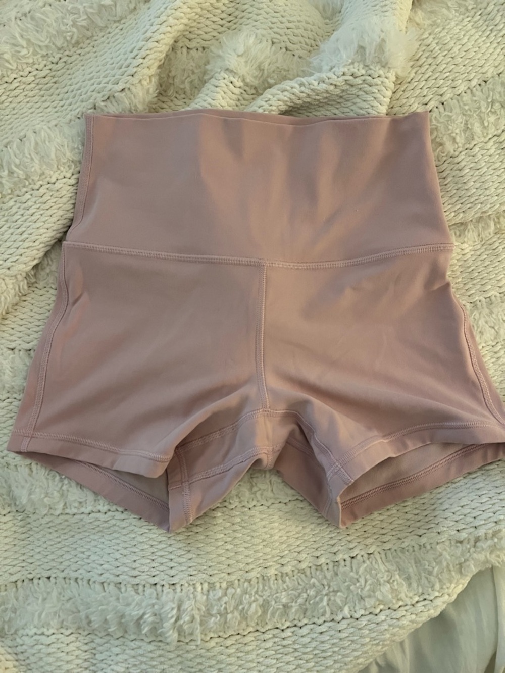 lululemon athletica Align High-Rise Bike Shorts - Blush Pink 4” inseam